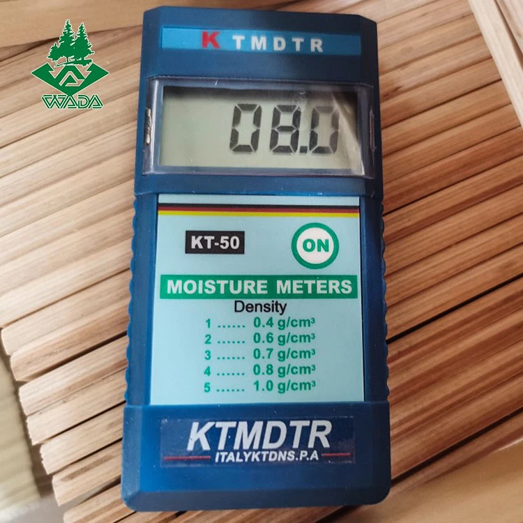 Curved Birch LVL bed slat 8mm moisture measurement