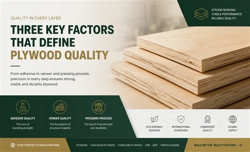 Three Key Quality Control Factors in Plywood Manufacturing: Ensuring Strength, Stability, And Lon...