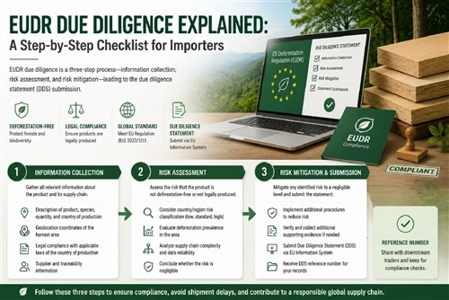 EUDR Due Diligence Explained: A Step-by-Step Checklist For Importers