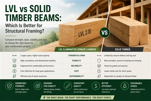 LVL Vs Solid Timber Beams: Which Is Better For Structural Framing?