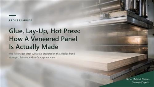 Technology Wood Veneering Process (Part II): Glue Spreading, Lay-Up And Hot Pressing